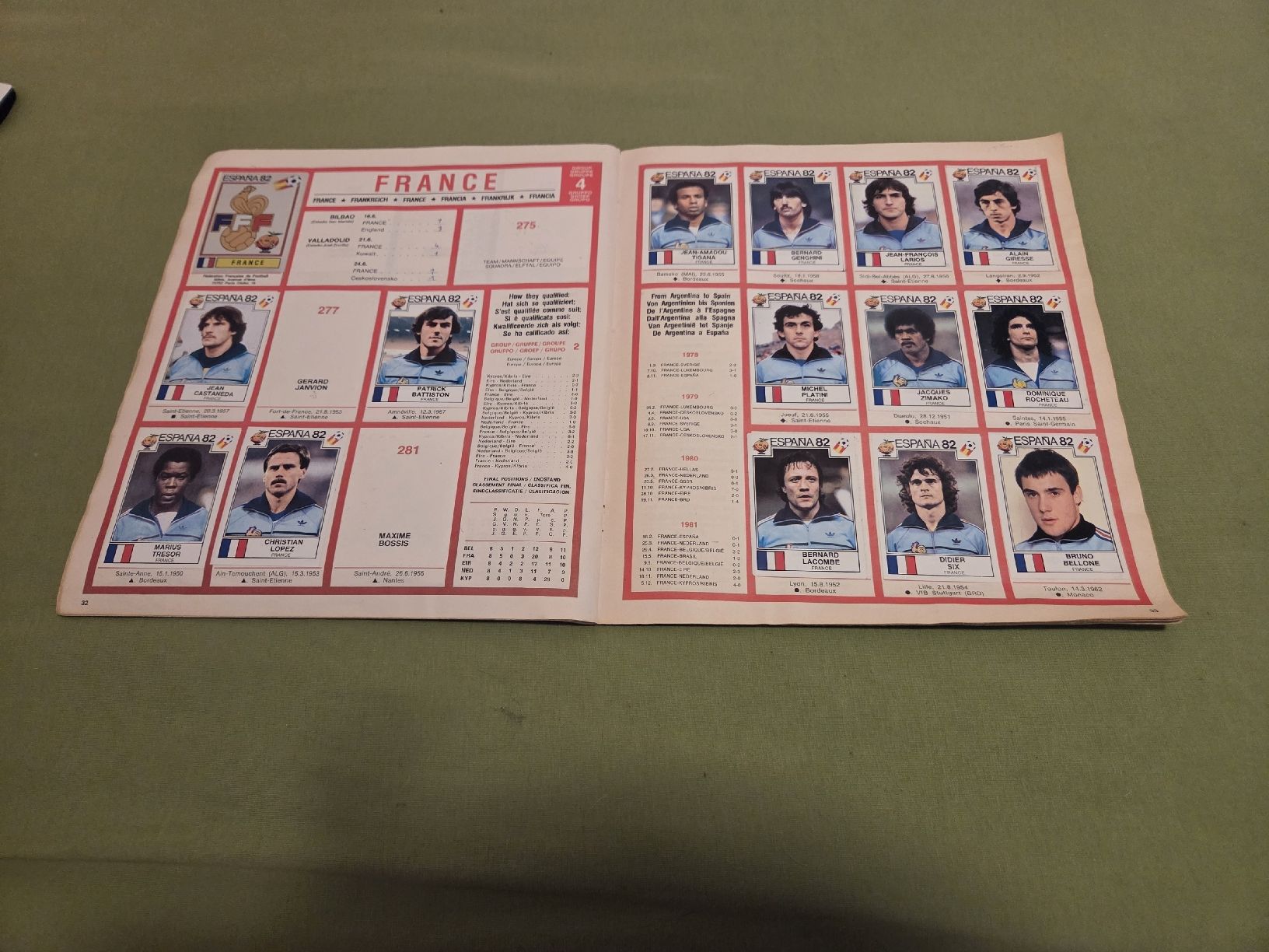 Panini Album: Panini Album WM 1982 – Usato da Embrach venduto da MamaSantos 5