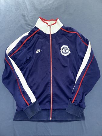 Manchester United / Blaue Jacke / Nike / Grösse M