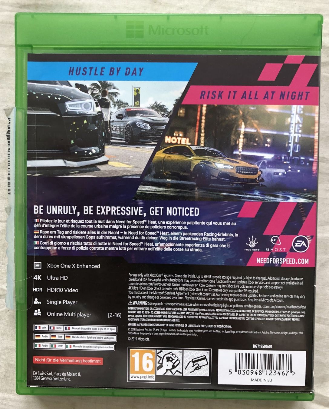 Giochi: XBOX ONE - NEED FOR SPEED: HEAT – Usato da Schaffhausen venduto da durruti 2