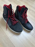 Vanucci Motorrad Schuhe Gr. 46, Schwarz/Rot, Top Zustand!