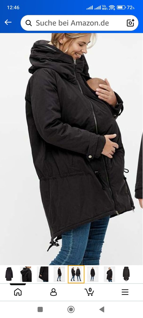 Mamalicious Giacche: Umstandsjacke für Winter: Mama licious Jacket Damen blau S – Usato da Pfäfers venduto da Gadonis 5