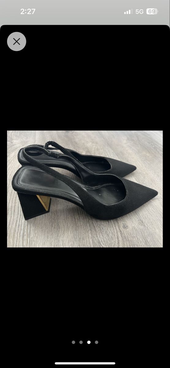 Zara Scarpe da donna: zara block heel with gold detail – Usato da Porsel venduto da ali_tdk9 2