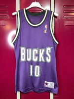VINTAGE CHAMPION MILWAUKEE BUCKS "T. DAY" NBA JERSEY SZ: 36