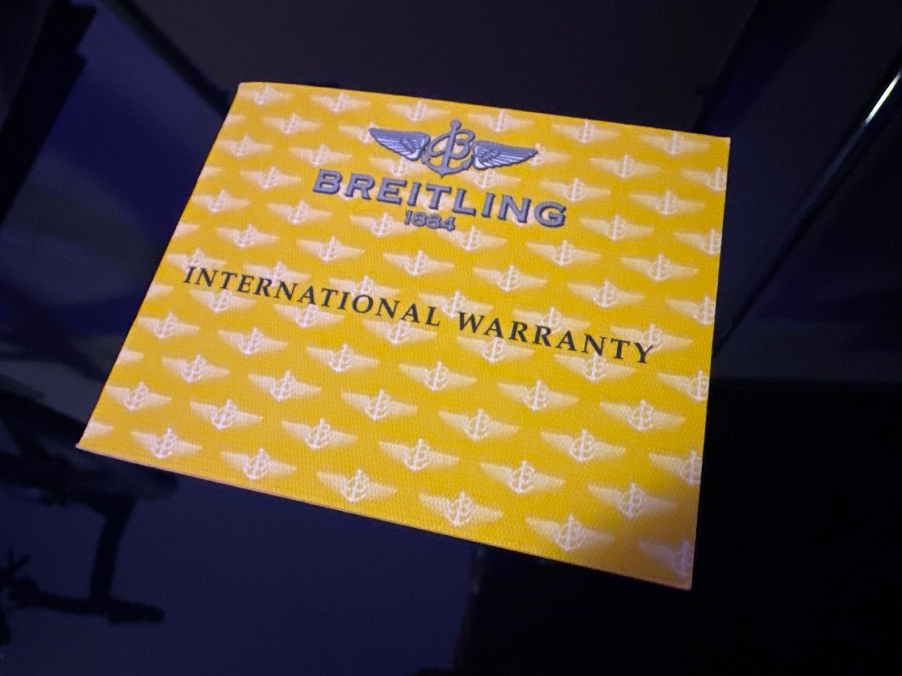 Breitling Uhren: Breitling Warranty Manual aus 1999 – Gebraucht aus Rüti ZH von Oldexplorer 1