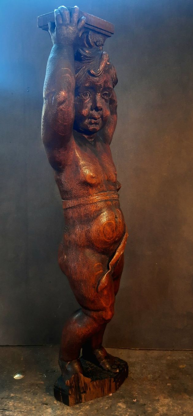 Sculture & Statue: Antike Barock Holz Skulptur – Usato da Arbon venduto da torso444 2