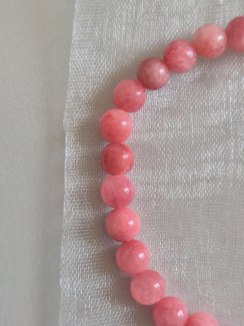 Bracciali & Braccialetti: Rhodochrosit Armband 6mm – Nuovo e nell'imballaggio originale da Rüti ZH venduto da pep_l9zp 1