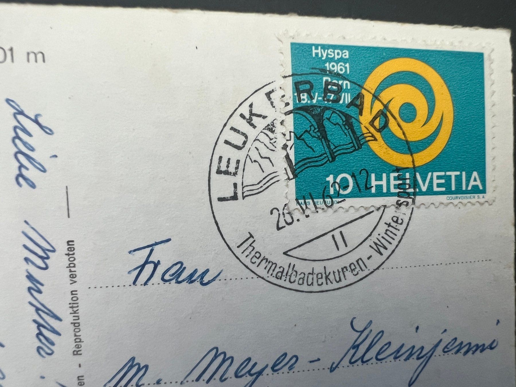 Cartoline postali: AK   1962 Leukerbad      (G962) – Usato da Hinwil venduto da Sidi4 1