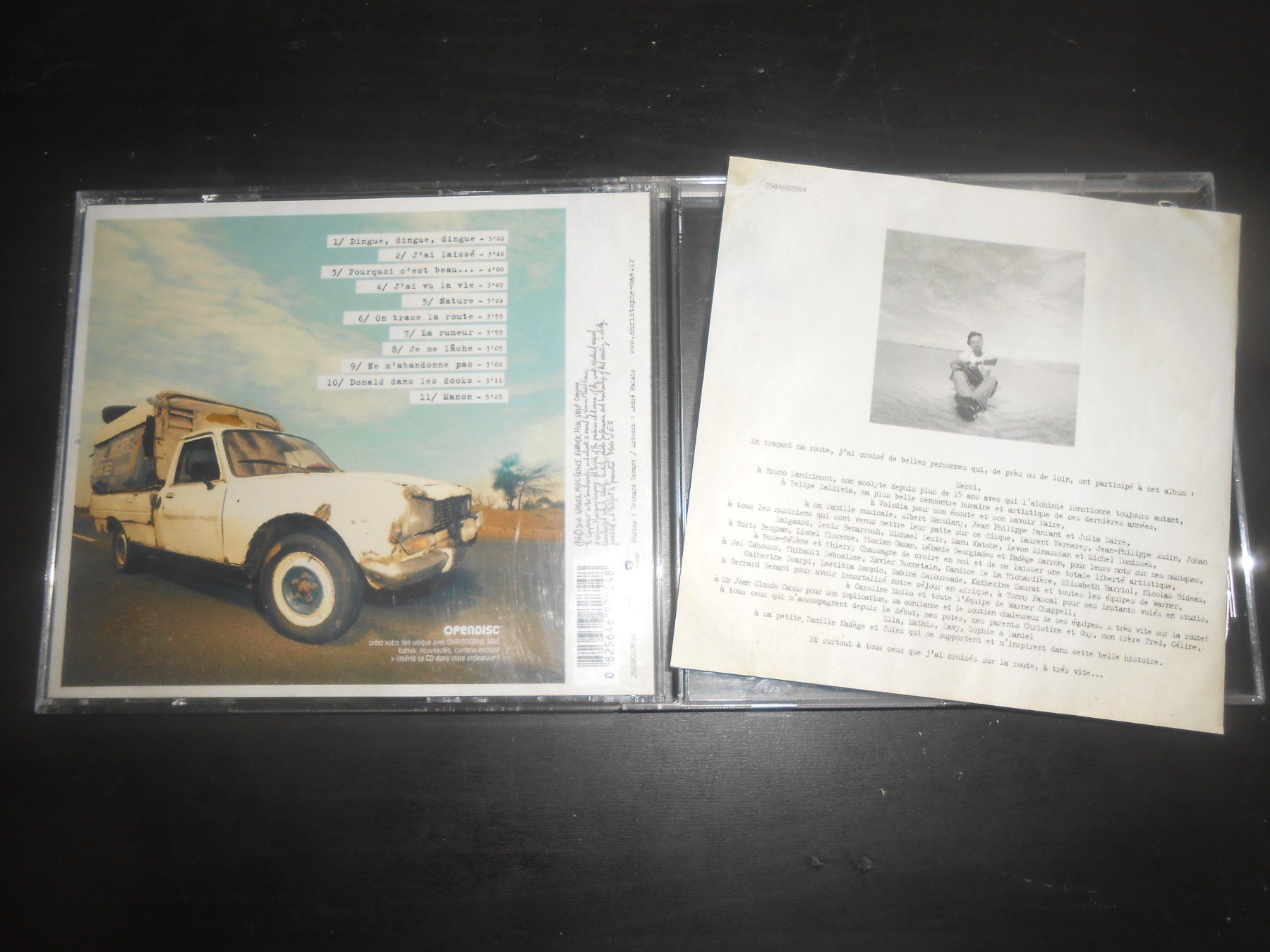 CD: Christophe Maé – On Trace La Route / 2010 – Usato da Aarberg venduto da witchhunter01 1