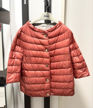 Herno Wende Daunenjacke beige  orange. Zustand gut