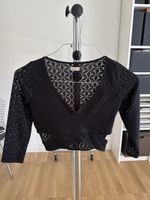 Black Hollister crop top size XS
