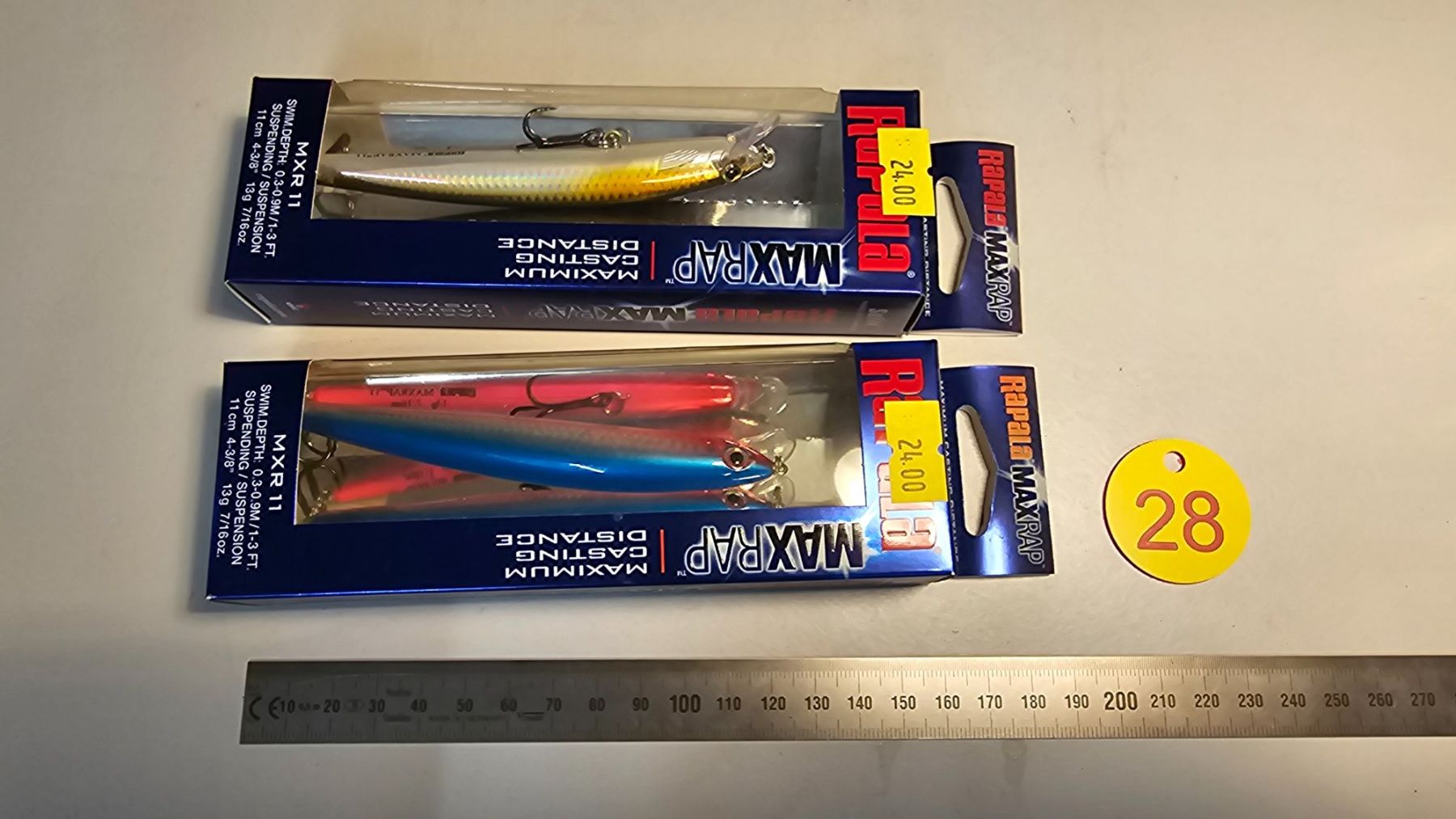 Rapala Esche: 2 Rapala Maxrap Köder, neu & OVP, Top Zustand, Max Casting – Nuovo e nell'imballaggio originale da Abtwil SG venduto da Fischerei_Artikel 1