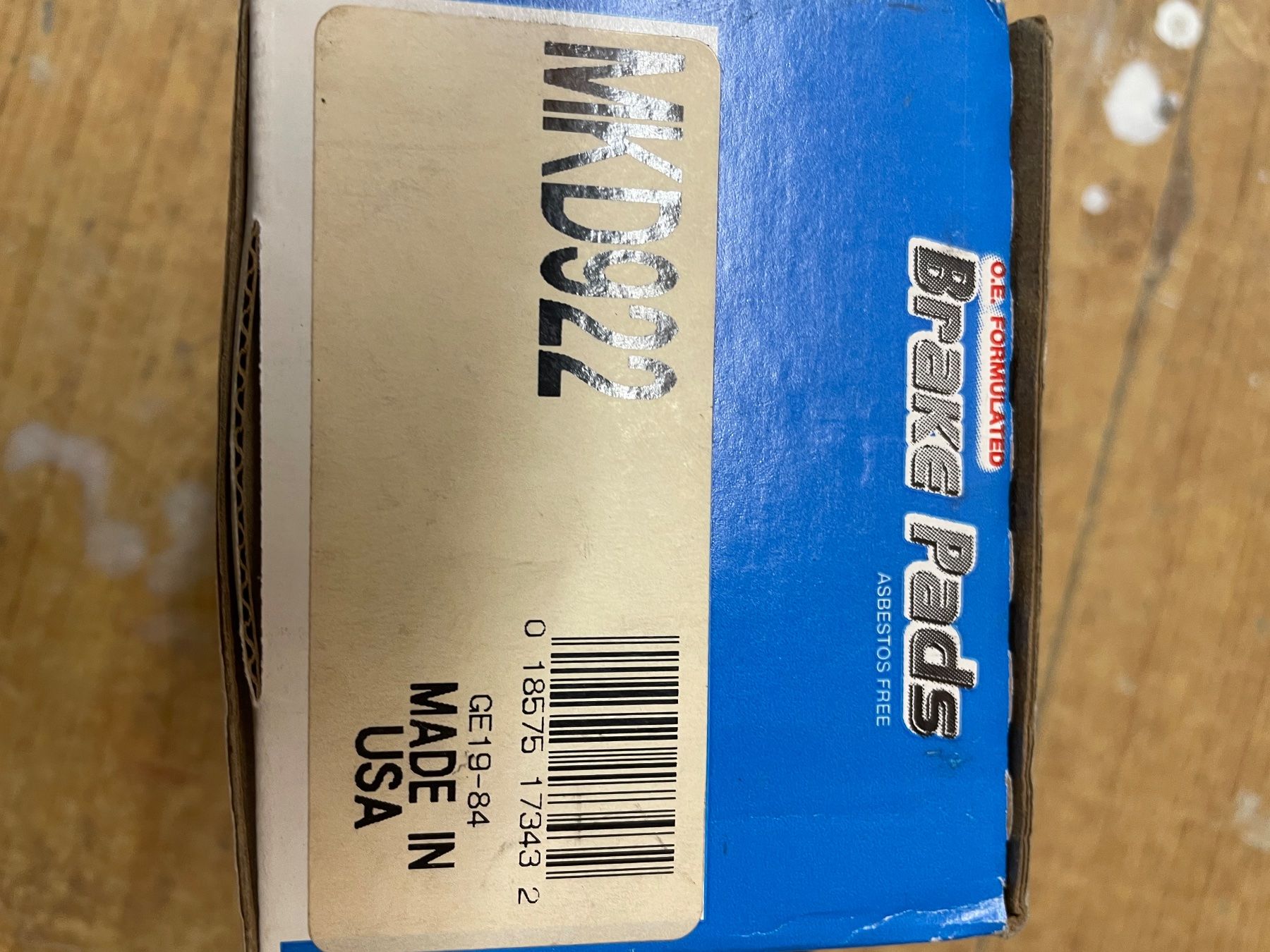 Alle Autoersatzteile: Bremsbeläge - Set MKD922 Bendix – Neu und originalverpackt aus Rudolfstetten von Amp6 6