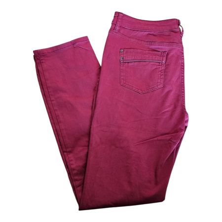 Manor Woman Jeans Gr. 40 Bordeaux 