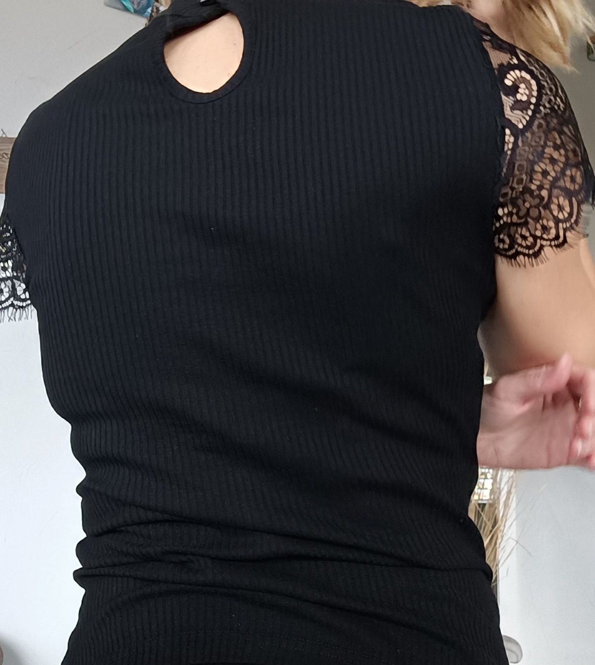 Shein T-shirt: T-SHIRT NOIR XS – Nuovo (secondo la descrizione) da Sierre venduto da shirley04 2