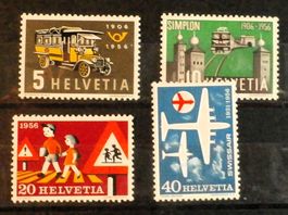CH Werbemarken 1956 **