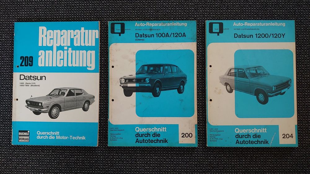 Libri: Buchelikonvolut Reparaturanleitungen Datsun – Usato da Tägerschen venduto da Triba01