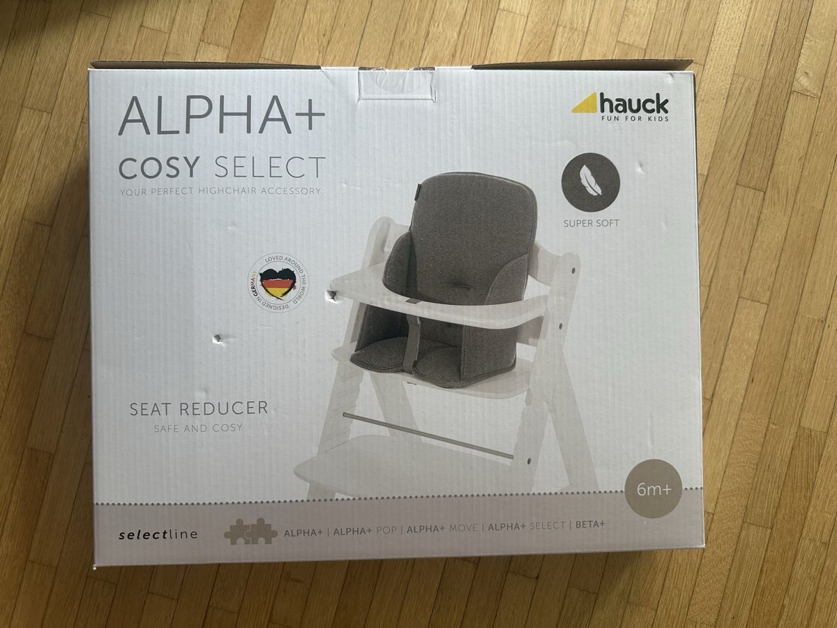 Hauck Chaises hautes: HAUCK Alpha+ Cosy Select Seat Reducer – Neuf avec emballage d'origine à Ebikon par leo_xby5 1
