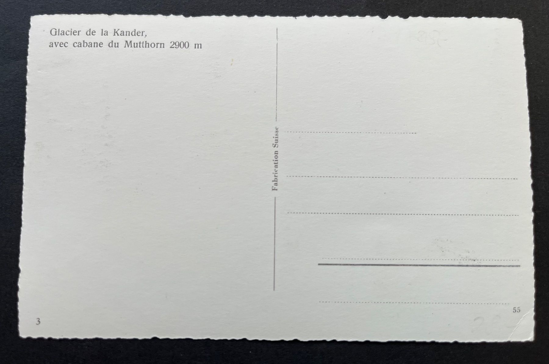 Cartoline postali: Gletscherpilot Herrmann Geiger m.Piper Super Cub, Mutthornh. – Usato da Ostermundigen venduto da DaxKarten-75 1