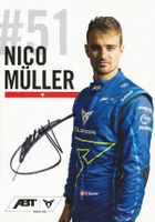 Autogrammkarte Nico Müller 2023