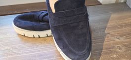 Kennel & Schmenger Damen Loafer Gr. 36 Dunkelblau 