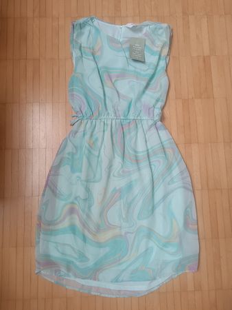 H&M Sommerkleid, Gr. 170, NEU mit Etikett, Pastell