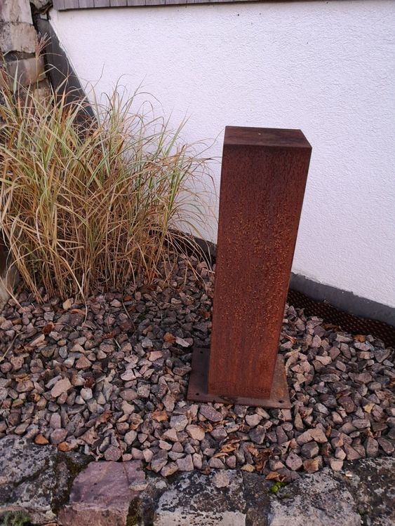 Metallsäule rostend, Dekoration Kaufen auf Ricardo