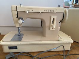 Vintage Singer Nähmaschine 297G mit Koffer