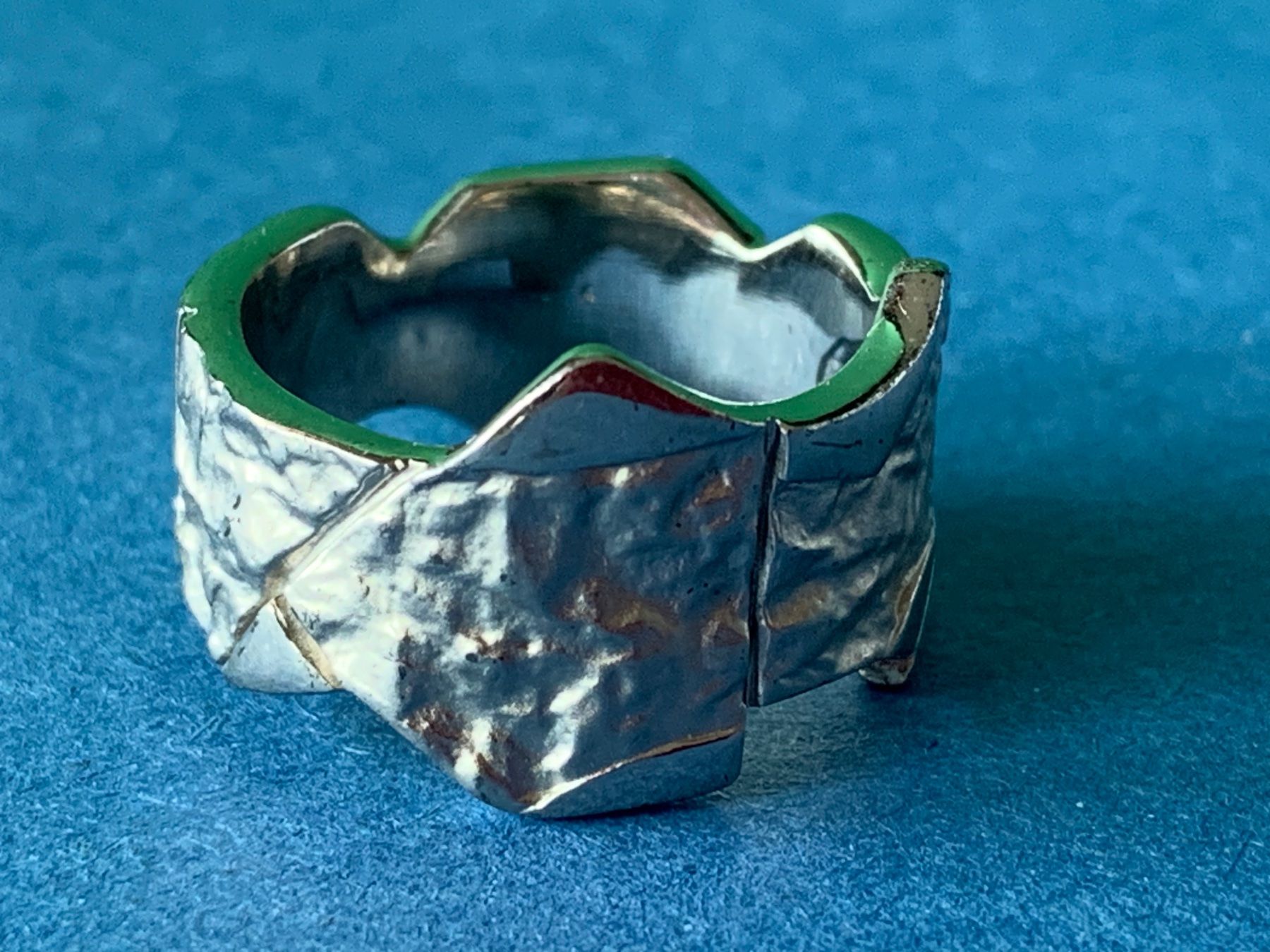 Bagues: Designerring silberfarben Papierchaos – Neuf (Voir description) à Dittingen par Bijoubelle 5