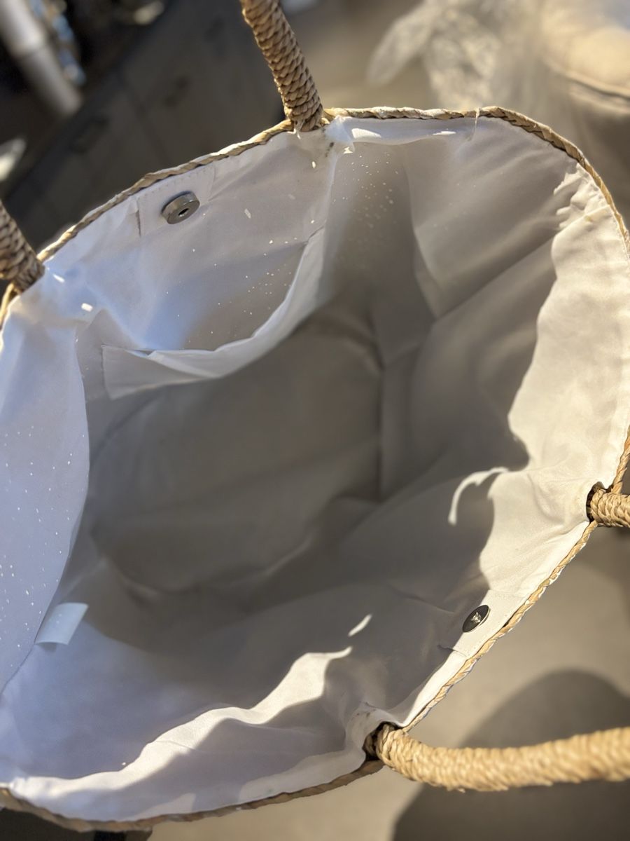 Taschen: Weisse Sommer Strandtasche mit blauem Stern – Gebraucht aus Bäretswil von Viechel 3
