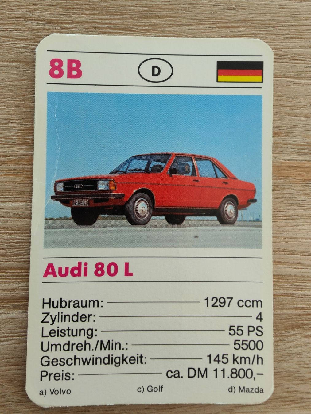 Spiele: Quartett Autos – Gebraucht aus Zuzwil SG von Atalanta75 4