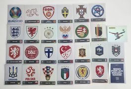 Wappen Set - Panini EM 2020 Pearl Edition