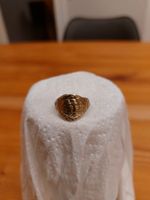 Antiker 1915 Goldfarbener Kriegsfingerring Ges.Geschützt