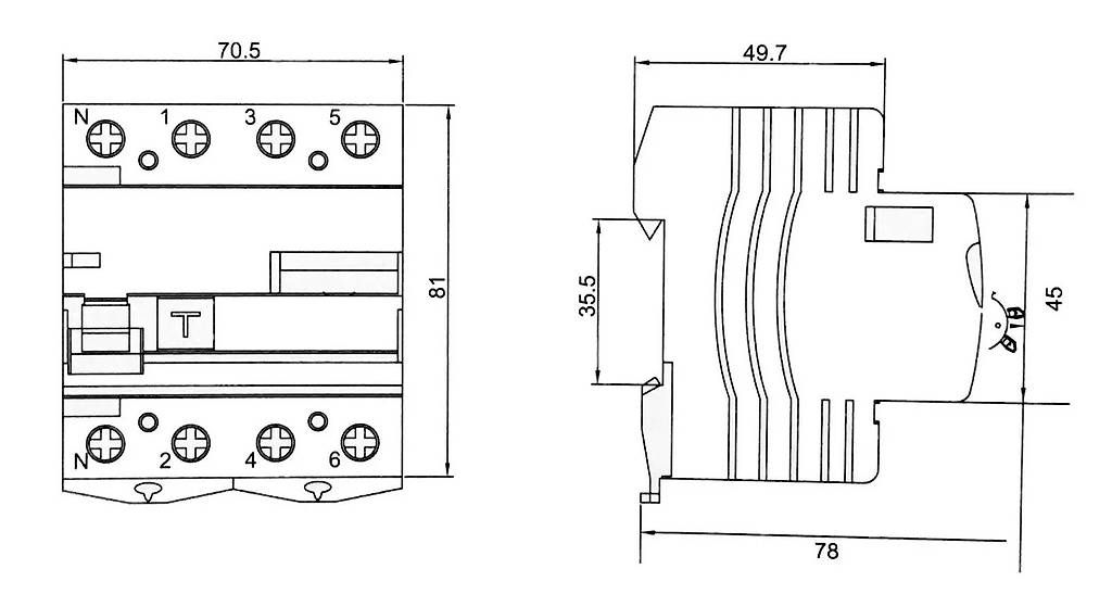 Componenti elettronici: FI Fehlerstromschutzschalter RCD Typ B 30mA, 63A – Nuovo e nell'imballaggio originale da Rüschlikon venduto da Bikestyle 4