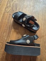 Ganni leather platform sandals size 38