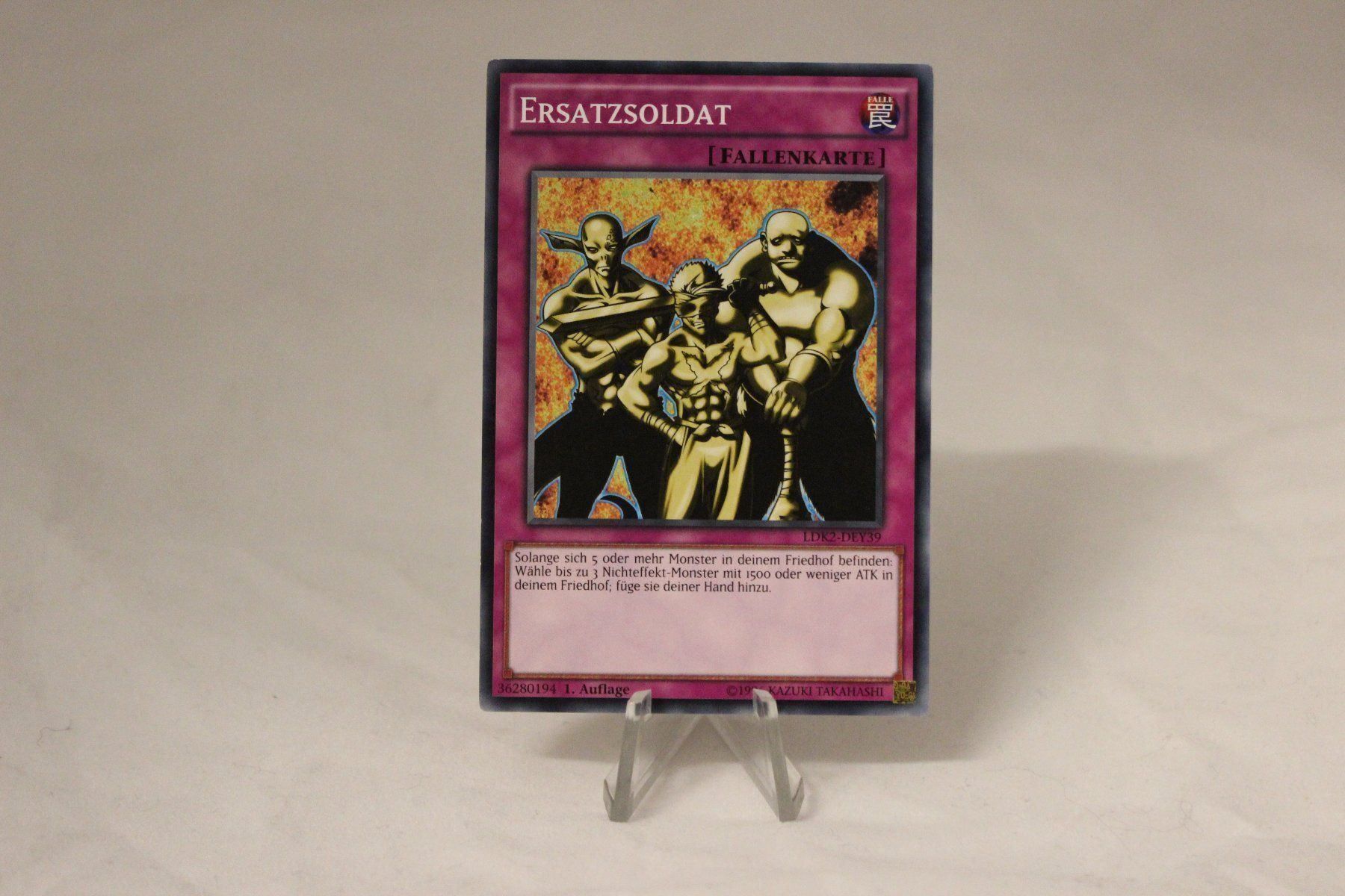 Yugioh Carte collezionabili: Ersatzsoldat - Yu-Gi-Oh! – Usato da Dulliken venduto da Sefty