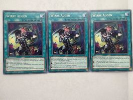 Yu-Gi-Oh! Wirre Augen - 3 Karten - Selten