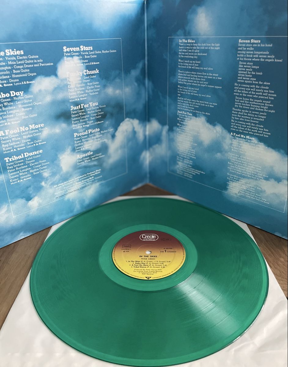Dischi in vinile: Peter Green, In The Skies – Usato da Aadorf venduto da Assyrian-Bazar 2