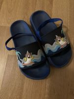 Sandalen Hai Motiv mit Gummiband Gr. 28