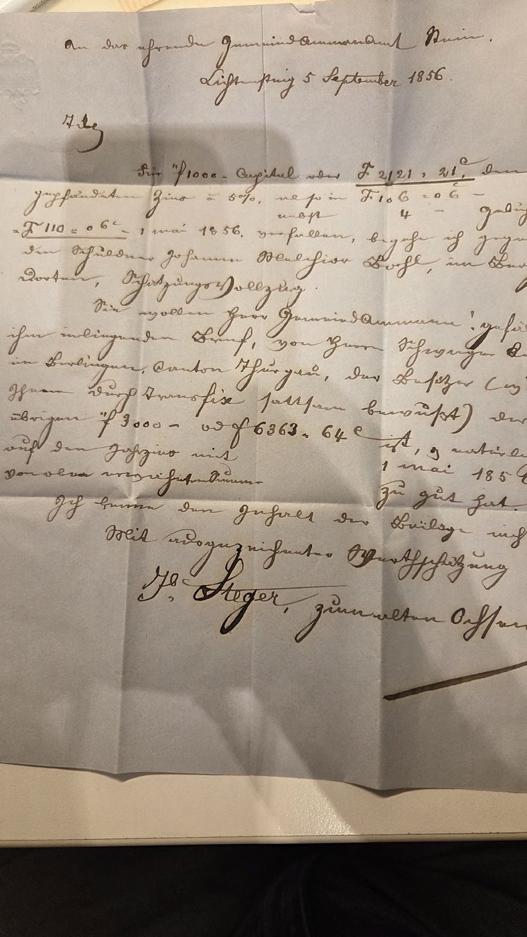 Tutti i francobolli: 1856 Vorphila Brief Stabstempel Lichtensteig – Usato da Arni AG venduto da Moth68 2