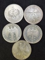 Münzlot DE BRD 5DM Silber je 625/1000 je 11,2gr