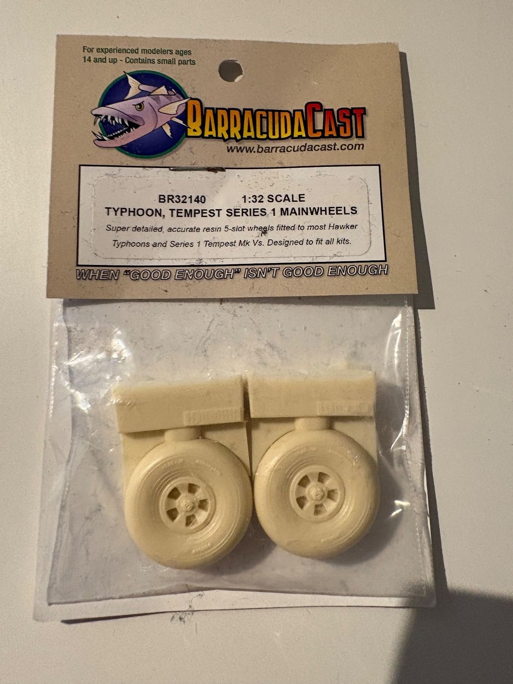 Modellbausätze & Standmodelle: 1/32 TYPHOON,TEMPEST SERIES 1 MAINWHEELS – Gebraucht aus MÜHLEDORF/SO von tru_wsv8