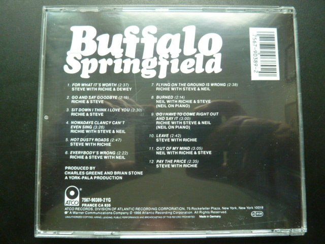 CD: Buffalo Springfield (feat. Young/Stills) - same (1966) – Usato da Au ZH venduto da sikoku 2