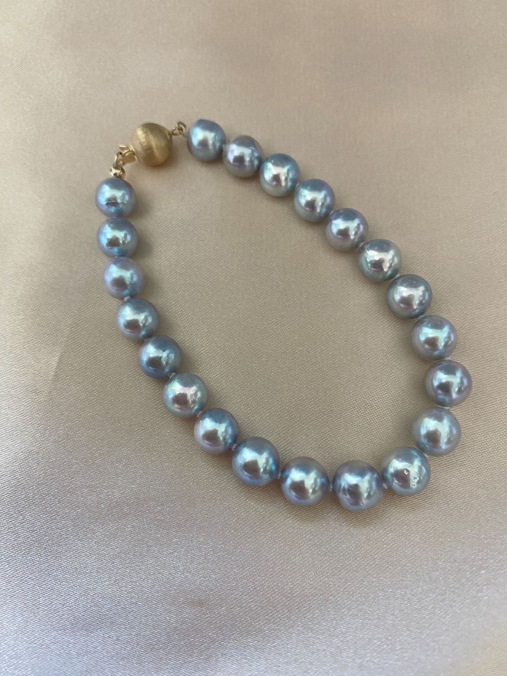 Bracciali & Braccialetti: Akoya Perlen Armbänder 14k Gold – Nuovo e nell'imballaggio originale da Sarnen venduto da Yingsperlen1