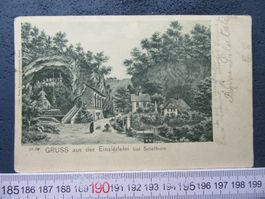 GRUSS AUS EINSIEDELEI BEI SOLOTHURN FELDBRUNNEN 1902