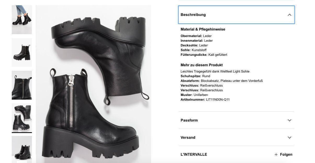 Scarpe da donna: L'INTERVALLE Stiefellette G38 – Usato da Dübendorf venduto da Levintreyer 7