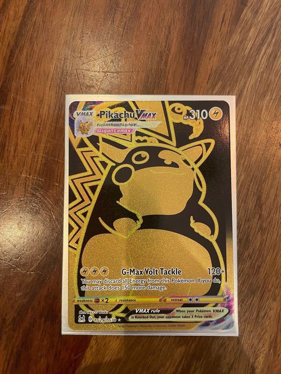 Pikachu vmax gold kaufen auf ricardo