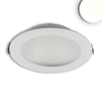 LED Einbauleuchte, Weiss, 17 cm Ø, Rund
