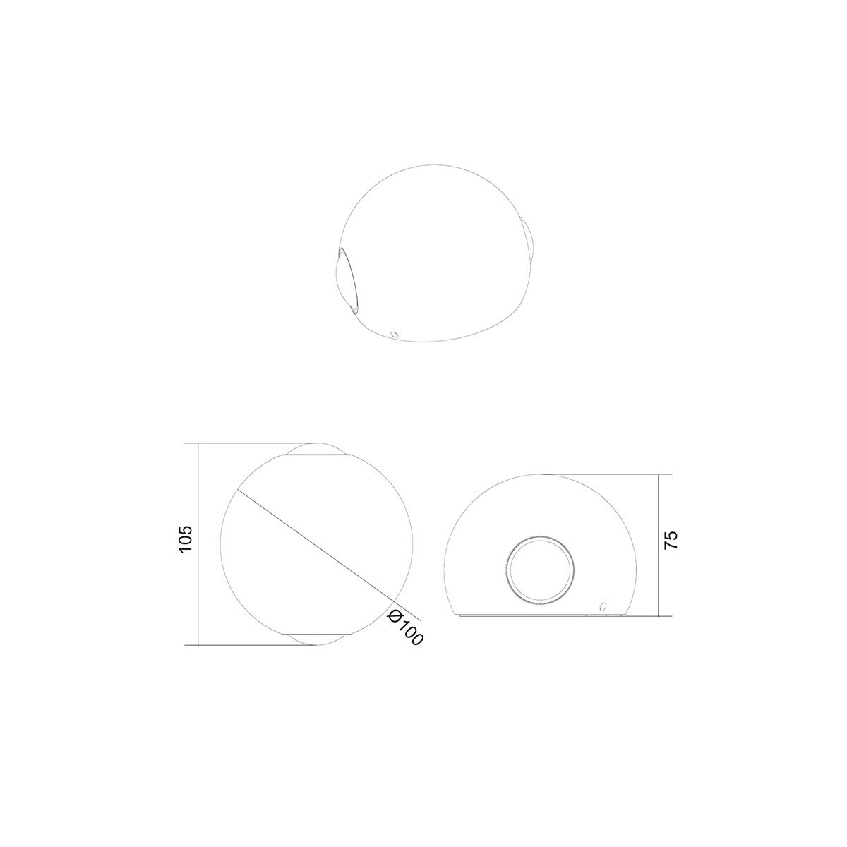 Lampade: LED Aussen Wandleuchte, IP54, 10cm Ø – Nuovo (secondo la descrizione) da Kreuzlingen venduto da Smart-Light 9