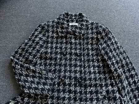 NAF NAF Manteau femme taille 40 blanc et noir