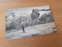 RUCHEN und KALKSCHIEN vom HUEFI GLETSCHER aus - 1908 -AMSTEG